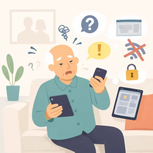 Seniors lost of trust in technology