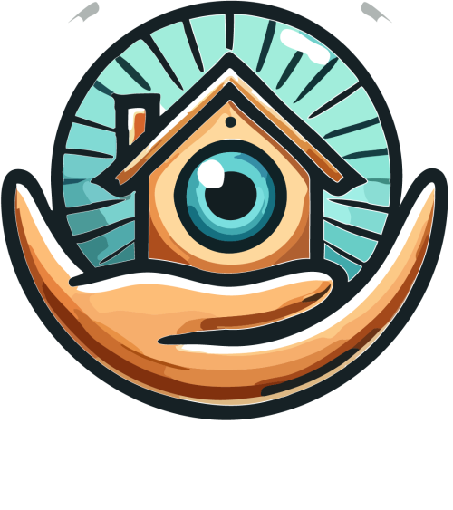 NestSentinel Logo Claim - full white
