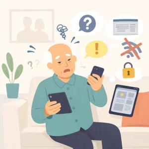 Seniors lost of trust in technology